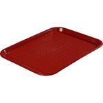 Tray, Cafeteria/Fast Food, Burgundy, 12 X 16"