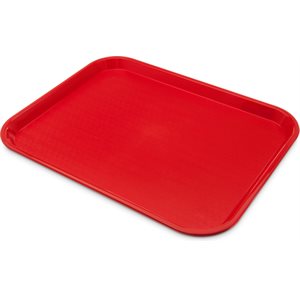 Tray, Cafeteria/Fast Food, Red, 14 X 18"