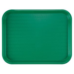 Tray, Cafeteria/Fast Food, Green, 14 X 18"