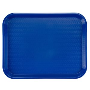 Tray, Cafeteria/Fast Food, Blue, 14 X 18"