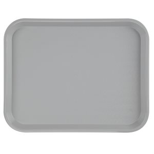 Tray, Cafeteria/Fast Food, Grey, 14 X 18"