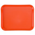 Tray, Cafeteria/Fast Food, Orange, 14 X 18"