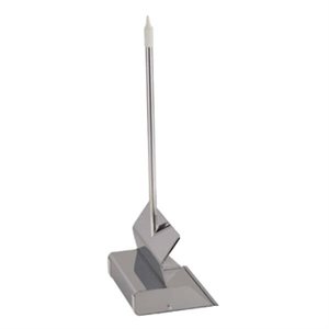 Dust Pan, Lobby, Stainless Steel, 3.67 Lb