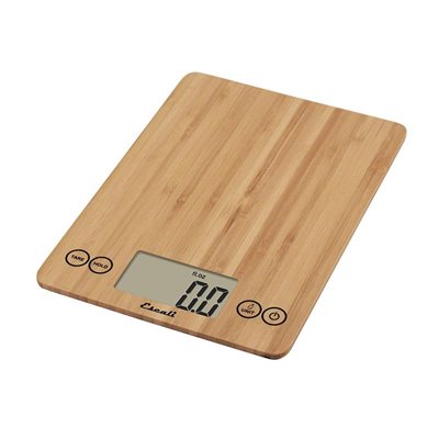 Kitchen Scale, Digital, 15Lb/7Kg, Bamboo