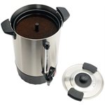 PERCOLATOR COMMERCIAL 50-CUP (8L) STAINLESS STEEL COFFEE URN, 110-120V, 950W