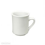 "Café" Mug, Buffalo Bright White, 8 Oz / 237 ML, "Oneida", 3Dz