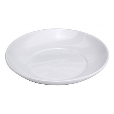 Deep Plate, Round, Buffalo Bright White, 11.4" Dia, 1Dz