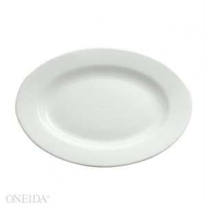 Plateau Ovale, "Buffalo Bright White", 24.4 X 17 CM, 1Dz