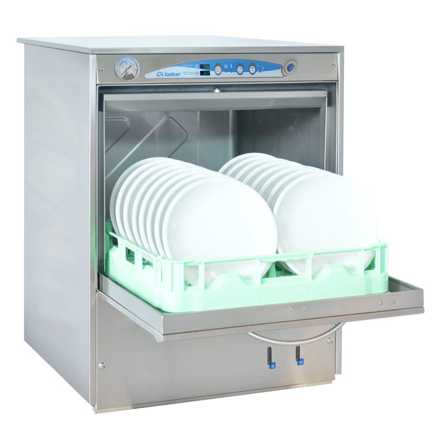 High Temperature Under-counter Dishwasher, With Soap Pump, 208-240V (Hardwire 1PH)