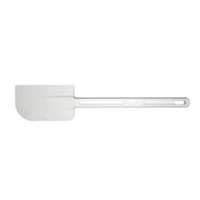 Spatula (Bowl Scraper), White, 9.5" Length, Polypropylene Handle