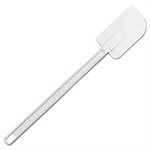 Spatula (Bowl Scraper), White, 16.5" Length, Polypropylene Handle