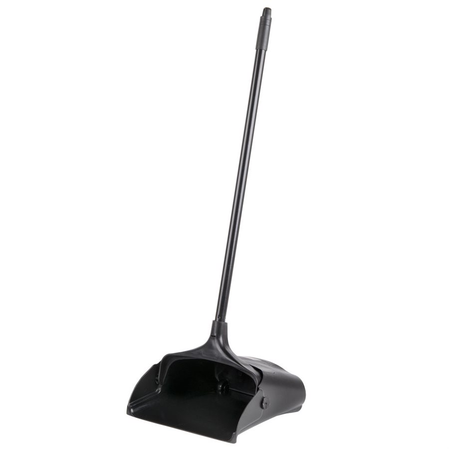 Pelle A Poussière Sur Pied, Plastique "Pro", Manche De 27.5 Po, Noir Pelle A Poussière Sur Pied, Plastique "Pro", Manche De 27.5 Po, Noir