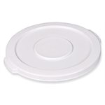 Container Lid, Round, For 44 Gallon Bins, White