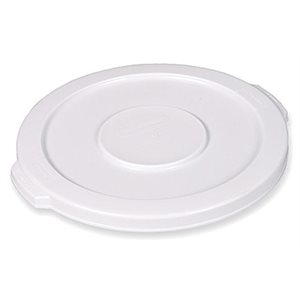 Container Lid, Round, For 44 Gallon Bins, White