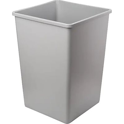 Poubelle Commerciale Rubbermaid 35 Gallons, Gris Poubelle Commerciale Rubbermaid 35 Gallons, Gris