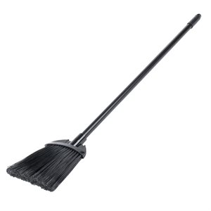 Dust Broom, Lobby, Polypropylene Bristles, 35" Handle, Black 