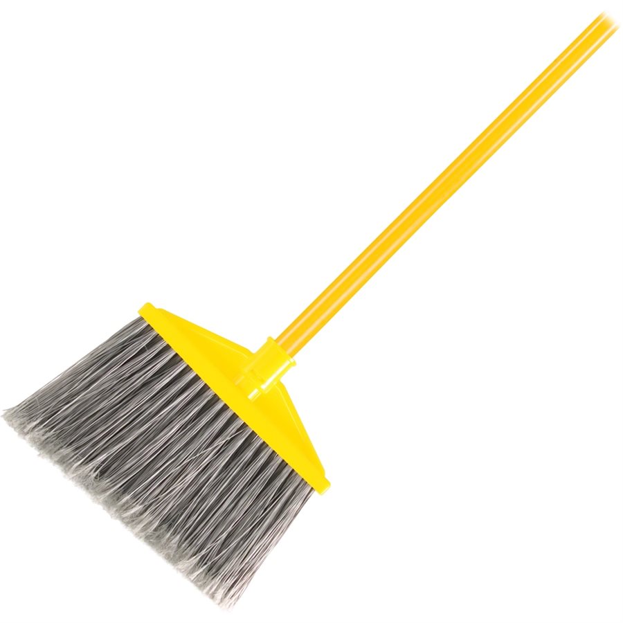 Broom (Sweeping), Vinyl Coated Metal Handle, Poly Bristles