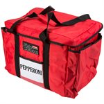 Bag, Sandwich Delivery, 15 X 12 X 12", Insulated, Red