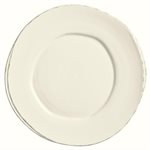 Assiette en Porcelaine, Ronde, 12 Po (30.5 CM), Bord Large, "Farmhouse"