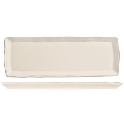 Rectangular Tray, Porcelain, 16 x 5.75" (40.6 x 14.6 CM), "Farmhouse"