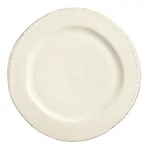 Assiette en Porcelaine, Ronde, 9 Po (22.9 CM), Bord Moyen, "Farmhouse"