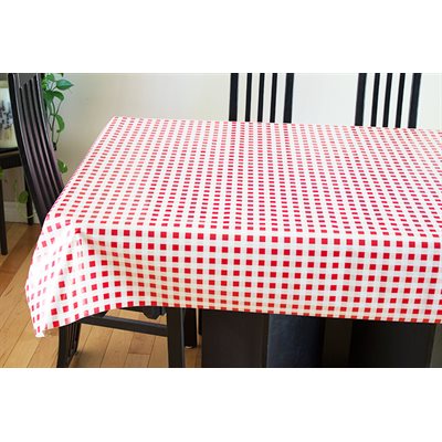 Nappe de Table "Carreaux Rouge", 54 Po x 25 Mètres