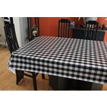 Tabletop Black & White Checks, 54" x 20 Meters