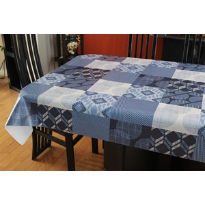 Nappe de Table "Quilt Blue", 54 Po x 20 Mètres
