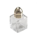 Shaker, Salt/Pepper, Square Shaped, Brass Top, 0.5 Oz