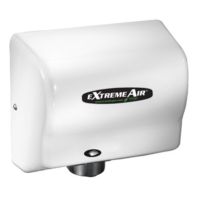 Hand Dryer, Auto Sensor, White Polycarbonate ABS, "ExtremeAir"