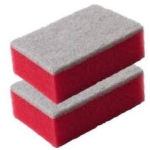 SPONGE SCOURING PAD (PACK OF 8)