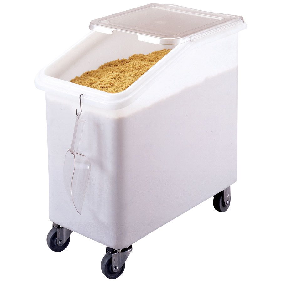 Bac A Ingrédients Mobile, 27 Gallons, Blanc