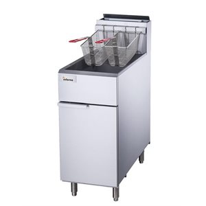 FRYER 15" 50LBS/CAP, 120000BTU, PRO/GAS