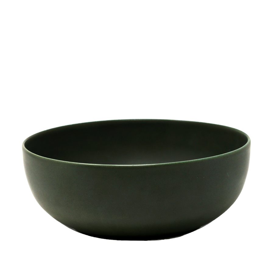 Bol Profond Rond Forme Coupe 9.2po. , Couleur Olive