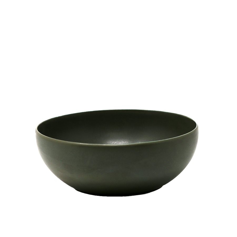 Bol Profond Rond Forme Coupe 7.2po. , Couleur Olive