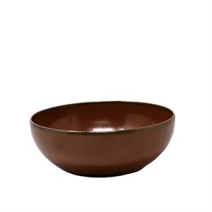 SALAD BOWL 7.2". BROWN