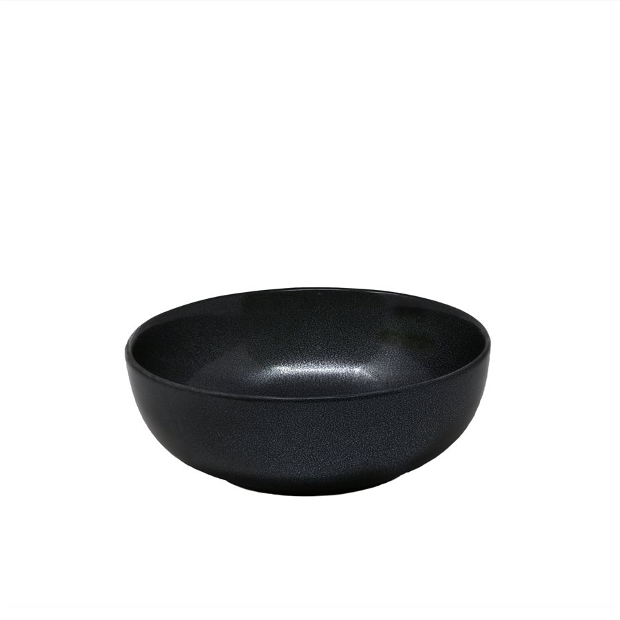 Bol Rond Et Profond Forme Coupe Noir Lune 6.4po.