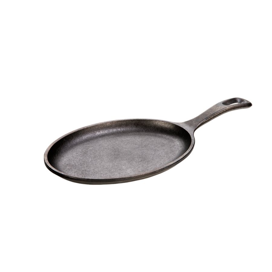 Oval Cast Iron Serving Griddle - 10 x 7.5"