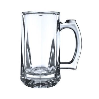 BEER GLASS W/Handle 12oz