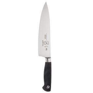 Chef Knife, Forged, Straight Edges, Short Bolster, 8" Blade