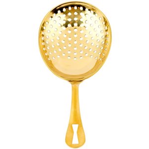 JULEP STRAINER - GOLD PLATED