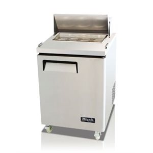 SANDWICH PREP TABLE, ONE SOLID DOOR, 6.5CU/FT (115V/60HZ)