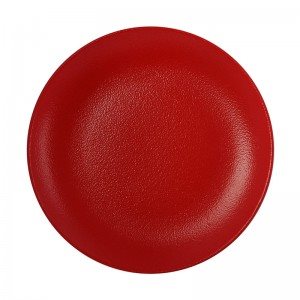 Petite Assiette Sans Bord 21cm - Rouge Neo Fusion