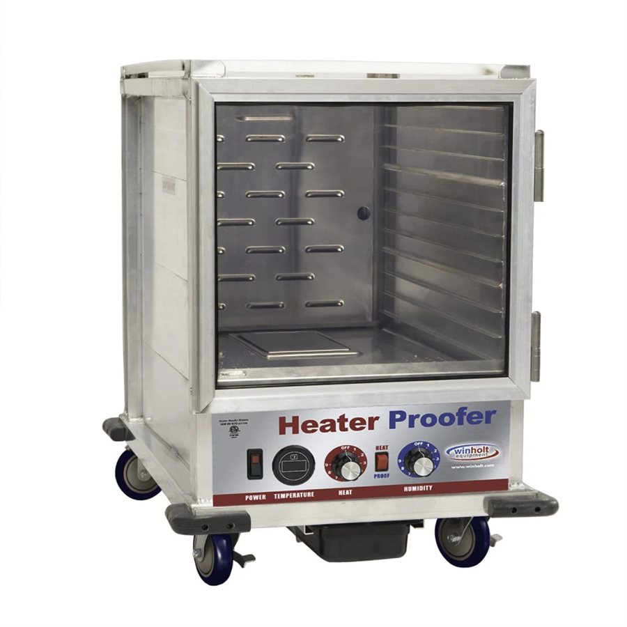 Non-Insulated Undercounter Heater Proofer, Glass Door, Half Size, With 10 Pans