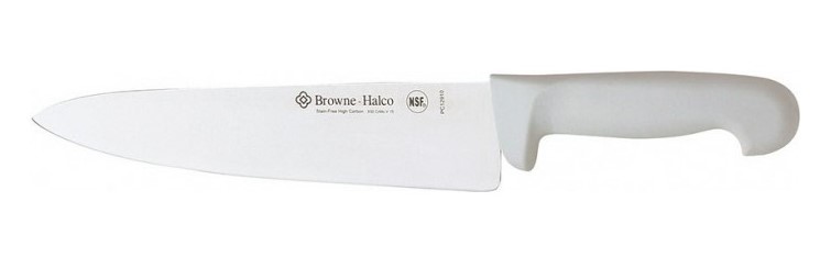 White Chef's knive with white handle, 10" 