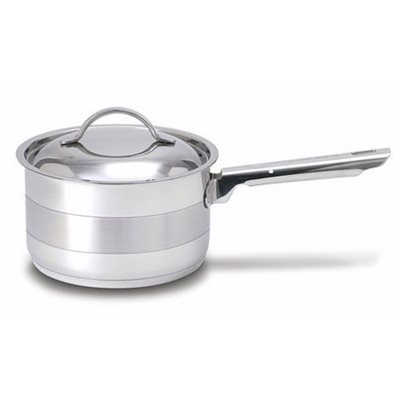 Pan, Sauce, Covered, 18/10 Stainless Steel, 88Oz (2.6L)