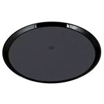 Cambro Black 16" Round Polytread Serving Tray