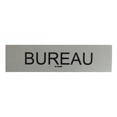 Signe ''Bureau'' 5 x 20cm, Gris