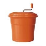 Salad Spinner, Manual, 5 Gal ( 20 Qt), Orange