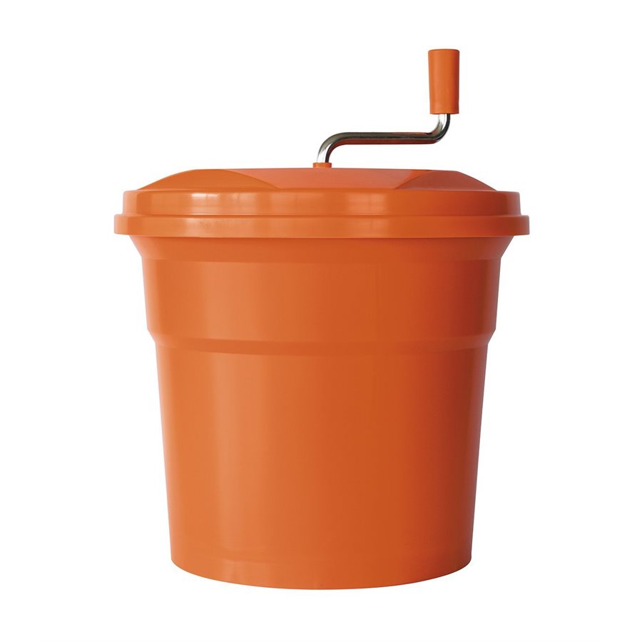 Salad Spinner, Manual, 5 Gal ( 20 Qt), Orange